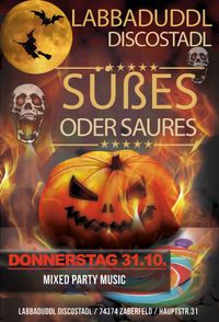 halloween S&uuml;&szlig;es oder Saures